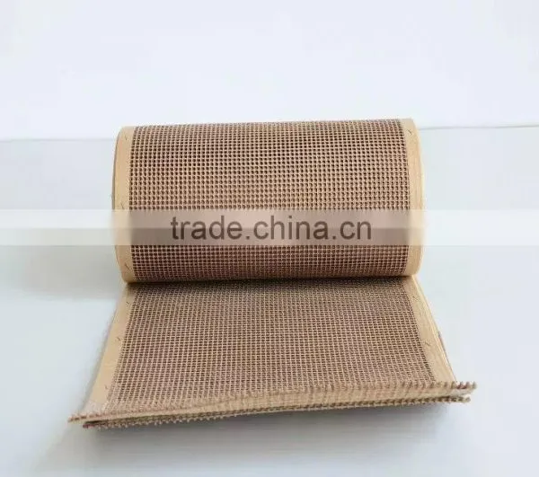 teflon coated fiberglass conveyor belt for fusing machine