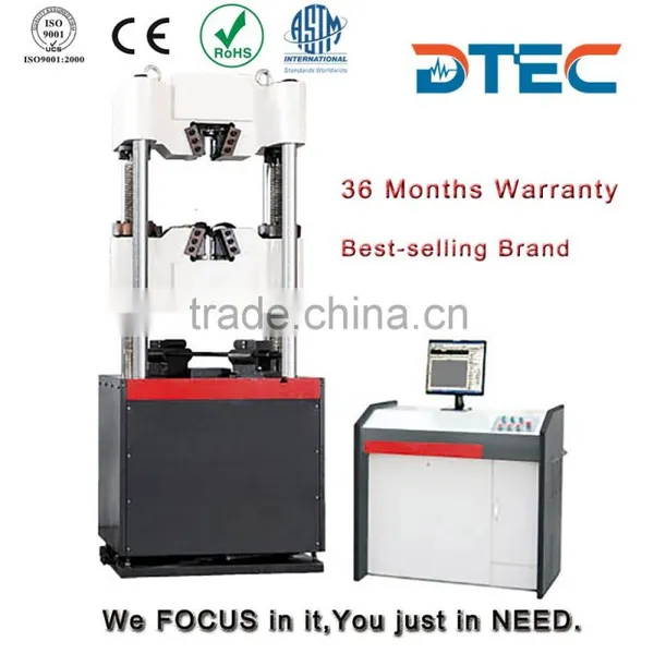 DTEC DAW-600D Hydraulic Universal Testing Machine,600KN,Computer Controlled,Electro-hydraulic Servo Motor,Manufacturer Price