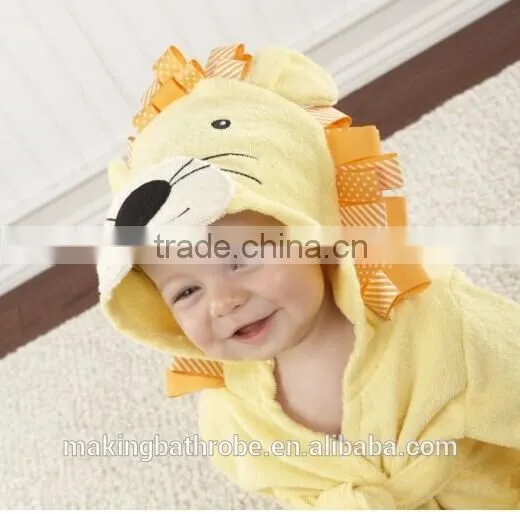 Jinhua Wholesale Hooded Cheap Coral Fleece Cute Baby Bathrobes Quality Choice