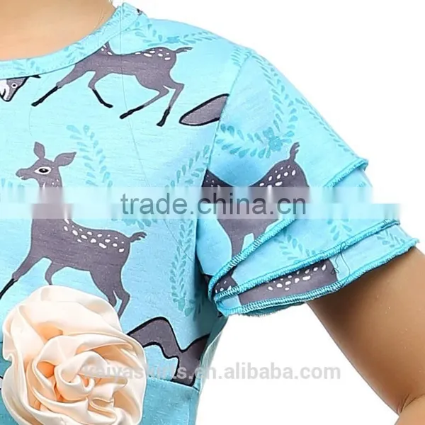 2016 Printed Cheap China Wholesale Kids Clothing Designs for Kids Evening Gown photo-4