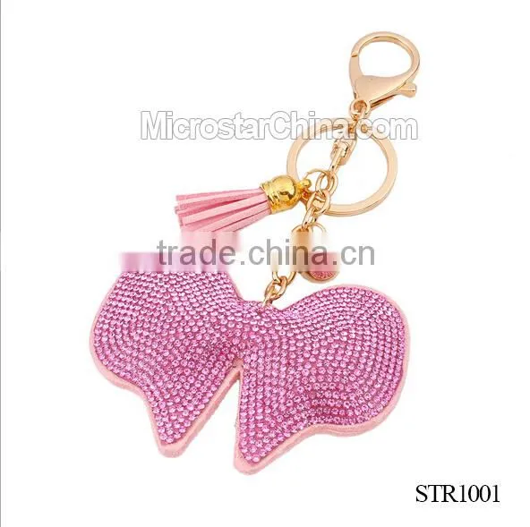 2016 IN STOCK High Quality Crystal Beaded Animal Keychain Quality Choice photo-6