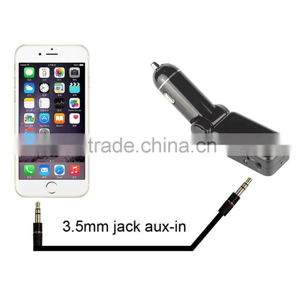 Newest Bluetooth Handsfree Dual USB Car FM Transmitter With Charger photo-6
