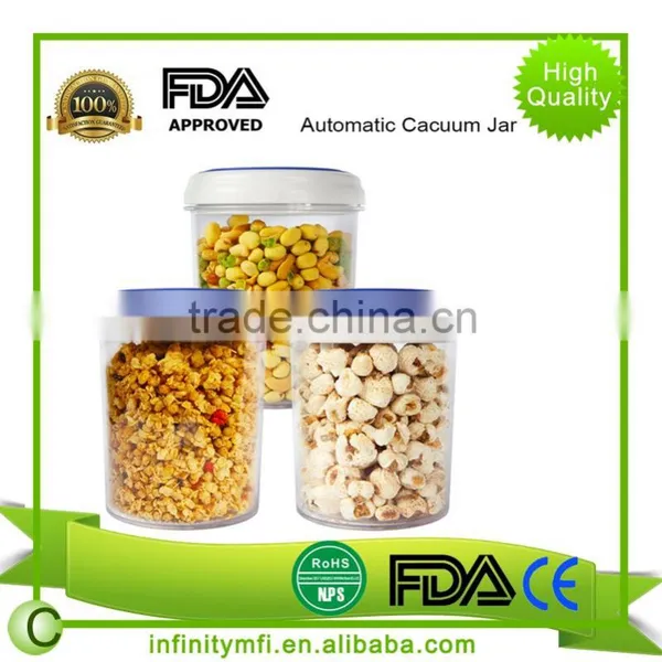 Automatic Vacuum Jar Food Storage and Organization Sets Round Canister Set photo-2