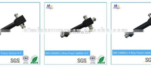 RF Passive 2 Way Power Splitter Divider 380-430MHz N Type Female Connector photo-5