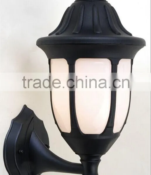 P213 Plastic Outdoor Lamp Garden Lantern Exterior Standing Energy Saving Light Lamp photo-5