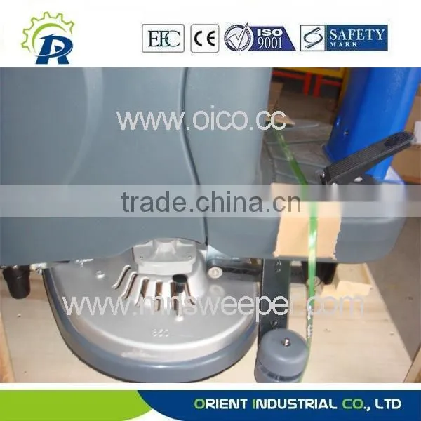 Germany Technology Cement Ground Using Outdoor Ride on Washer Commercial Floor Scrubbers Machine With Lead Acid Battery photo-6