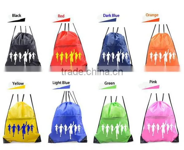Cheap Polyester Nylon Non Woven Cotton Drawstring Bag photo-6