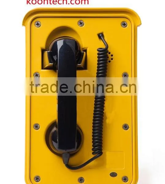 Smart Home Modules Manufacturer Yellow Telephone Booth KNSP-10 Auto-dial Weatherproof Emergency Telephone photo-6