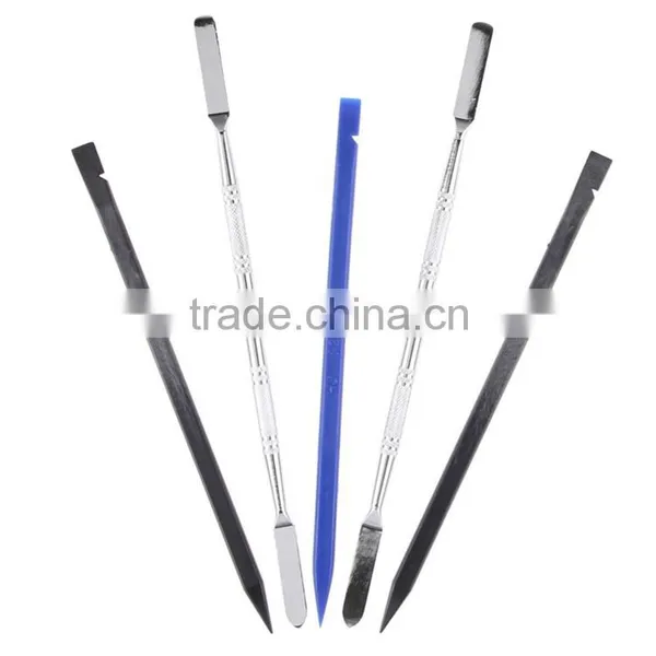 5 In 1 Set Metal and Plastic Crowbar For Mobile Cell Phone Opening Pry Repair Disassemble Tool Kit photo-2
