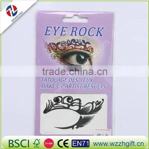 Stage Makeup LaceEye Tattoo Stickers Temporary Eyeliner Flash Eye Shadows For Event & Party Decoration Tools photo-5