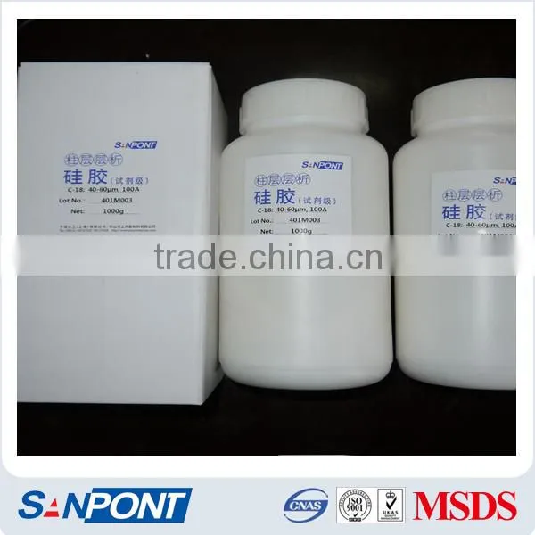 SANPONT Narrow Pore Chemical Regeant China Silica Gel C18 photo-4