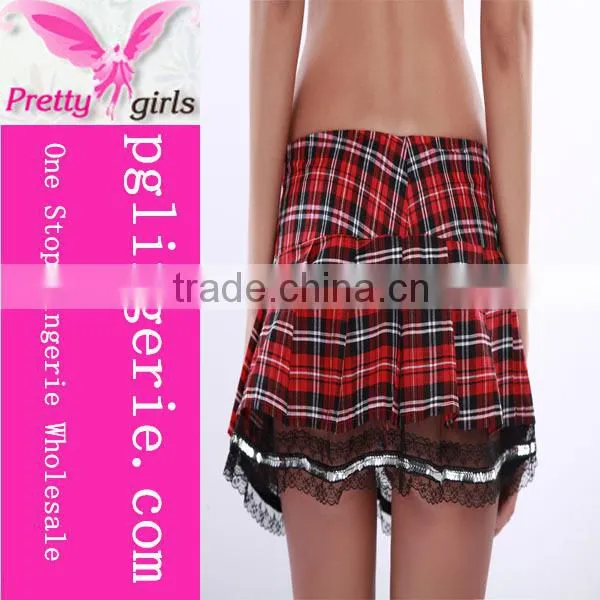 Sexy Check Fabric School Uniform Japanese School Uniform Pattern photo-3