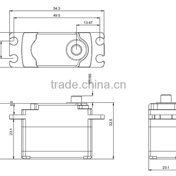 Low-Profile High-Speed High-Torque Servo K-power HC1510 60g/15kg/0.11s/7.4V photo-6
