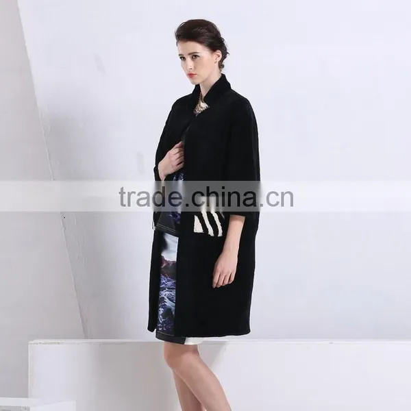 Wholesale Heavy Pure 100% Girls Wool Coats Clothings photo-4