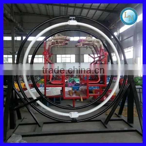 Thrilling New Products! High Quality 2seats Amusement Human Gyroscope Ride for Sale photo-2