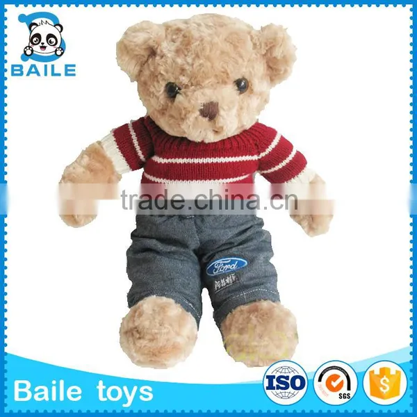 Wholesale Plush Bear With Cloth Custom Anim Toy Bear Plush