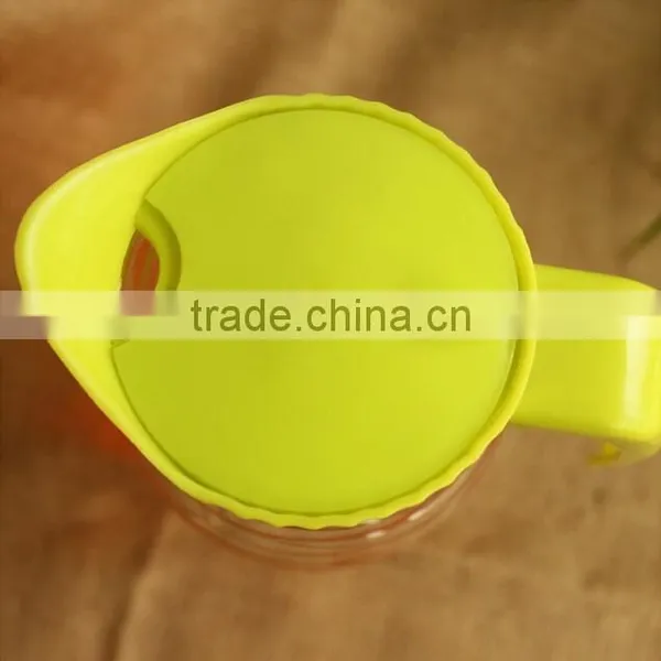 Water Screen Printing Glass Tea Coffea Pots With Plastic Handle photo-2