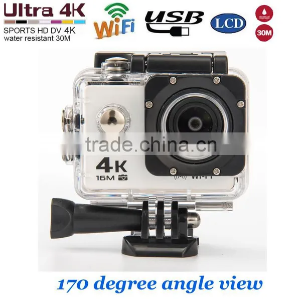 Waterproof 30m IP68 Sport Action Camera WIFI Sports DV 2 Inch LCD 4K 30FPS 170 Degree Fish Eye Lens Support APP photo-2
