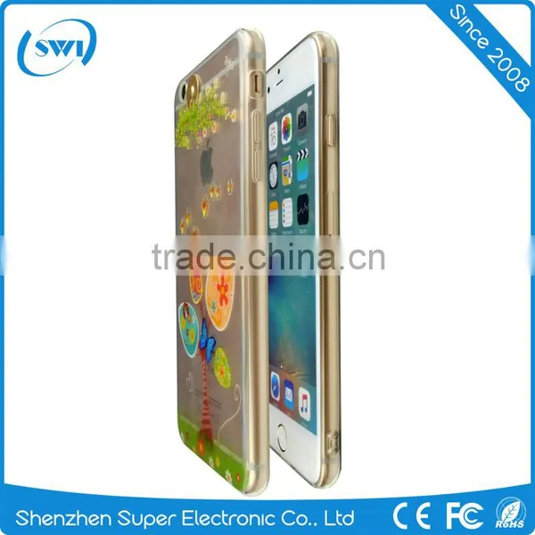 Hard TPU Colourful Flashlight 3D LOGO Mobile Phone Case For Apple IPhone 6 6s 6plus Phone Shell photo-3