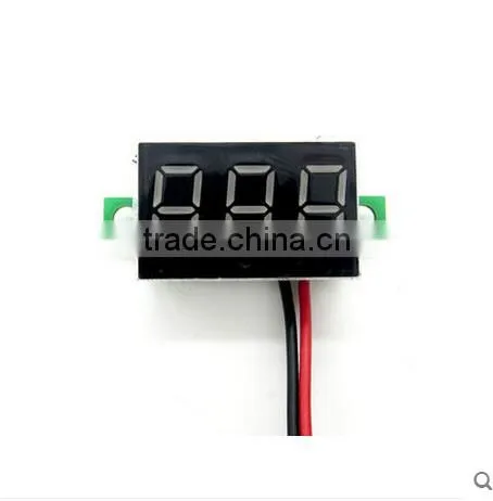 0.36" Mini 2.5~30.0V DC Volt Meter Panel Motorcycle Voltmeter Digital LED