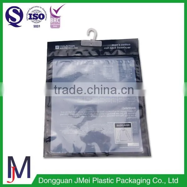 China Factory Plastic Clothes Packaging Bag/ Transparent Pvc Zipper Clothes Bag