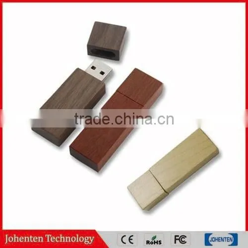Customized Logo Engraved Wood Usb Flash Drive photo-3