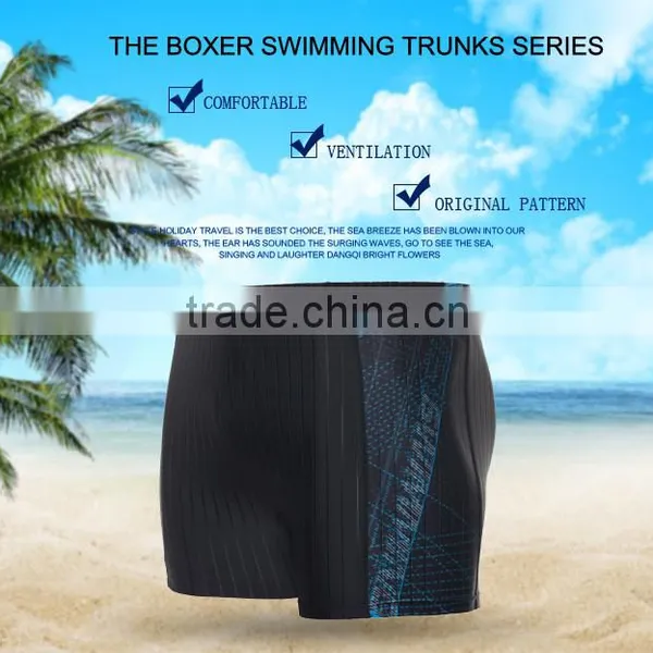 CNYE Men's Tight Short Swim Trunks Swimwear With Rubber Print Mens Swimwear CN-1203