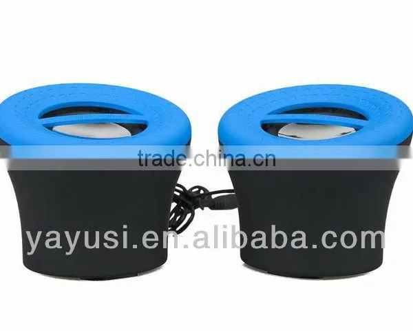 3.5mm Aux Portable Stereo Speaker for Tablets PC Phones Mp3