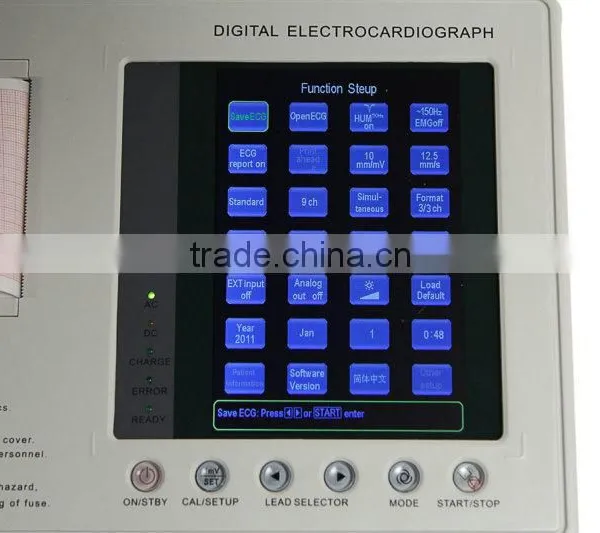 Digital 3-channel Color Electrocardiograph ECG EKG Machine With Low Price photo-3