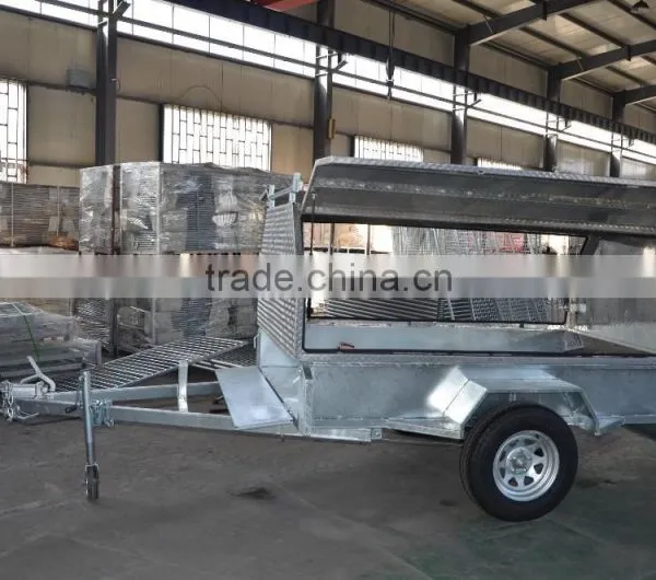 9'x5' Galvanized Tandem Tipper Box Trailers photo-5