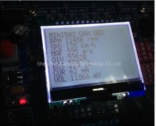 OBD Simulator J1939 Simulator ECU Simulator MINI Version 502 Current Measurements photo-3