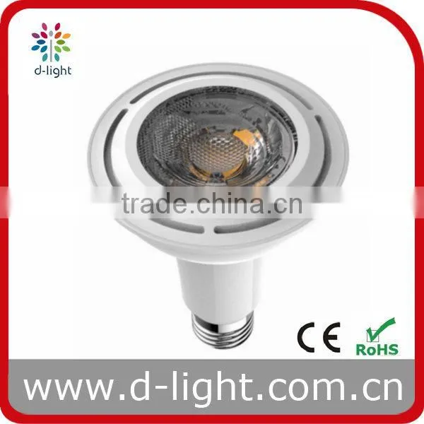 New Design Par30L 11W 950lm E27 24 Degree High Lumen Dimmable Clear Len Cob Led Light Bulbs