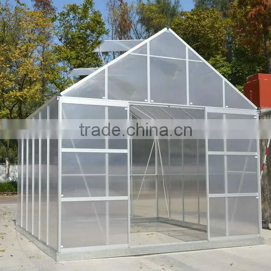 New Product Used Hydroponic Commercial Greenhouses With Aliminium Frame Two Roof Windows photo-3