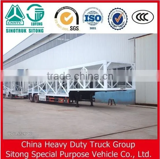 3 Axle Car Transport Semi Trailer and Truck for 6-10 Cars photo-3