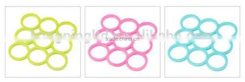 Heat Resistant Silicone Mat Round Shaped Waterproot Place Mat photo-5