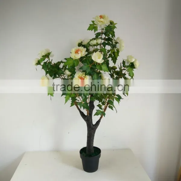 Fake Arbor Peony Flower Tree Artificial Peony Flower for Decoration photo-6