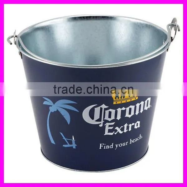 5L Ice Bucket Metal Drink Cooler Beverage Beer Holder photo-2