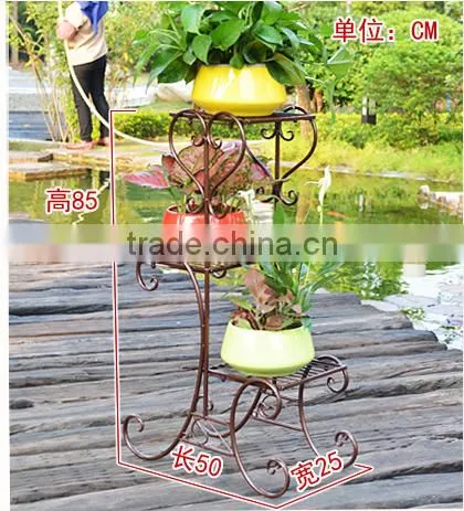 YST15056 Cheap Funtional 3 Layer Metal Flower Stand photo-2
