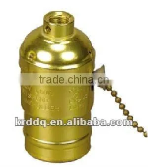 Wholesale Brass Only 3d Led E26 Table Lamp Bases With Switch photo-2