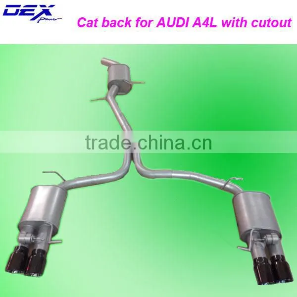 Car Tuning Racing Spare Part Catback A-UDI A4L Catback photo-2