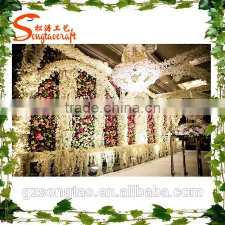 Latest Design Garden Suplies Artificial Green Grass Wall/ Flower Wall/ Vertical Grass Wall for Landscaping photo-4