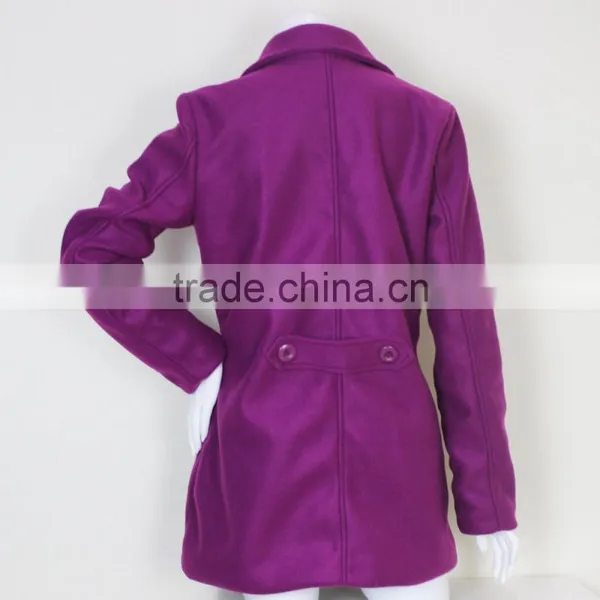 Woman Clothes 2015 Surplus Inventory Woman s Collar Long Coats photo-3