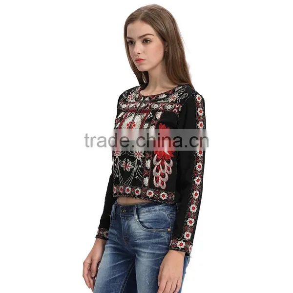 Latest Fashion Jackets Custom Embroidery Satin Designs photo-3