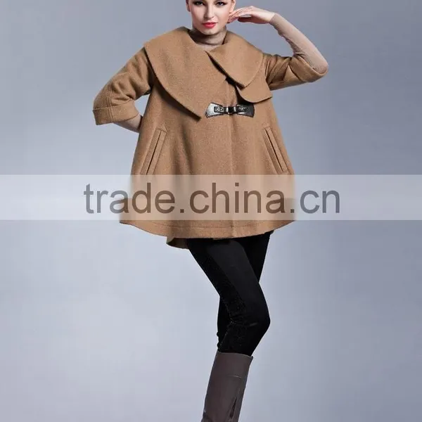 best selling winter women cape poncho coats competitive price