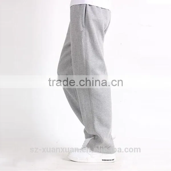 2016 Classic Solid Colour Mens Cotton Sports Track Pants photo-2