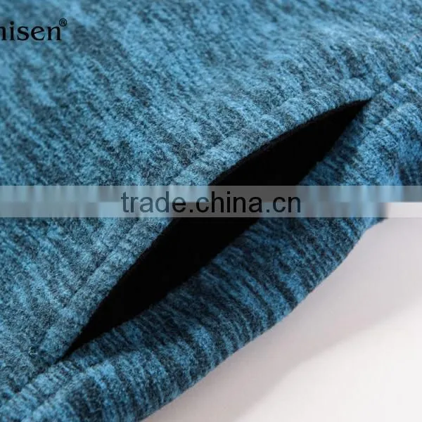 Online Shop 1/4 Zipper Round Collar Custom Fleece Men Hoodies photo-4