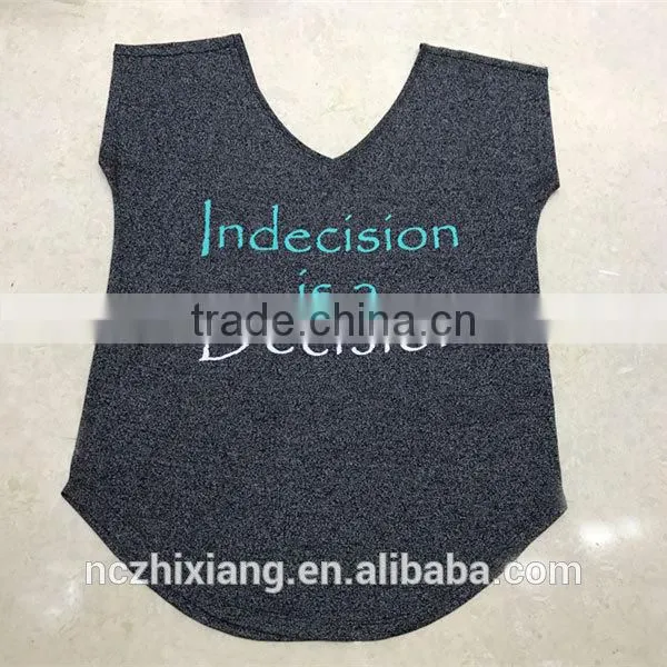 New Fashion AB Yarn Fabric Short Sleeve t Shirt photo-4