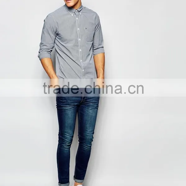 Embroidered Mens Dress Shirt in Bulk photo-4