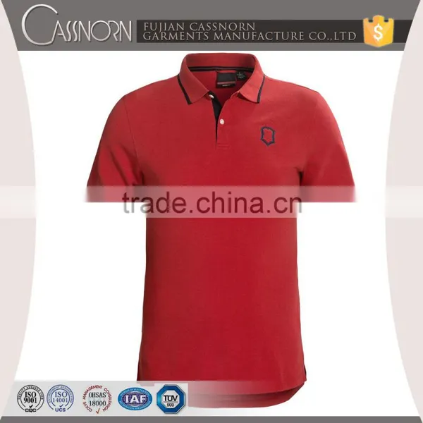 Fashion Deisgn Summer Man Blank Polo T-shirt for Relaxation photo-2