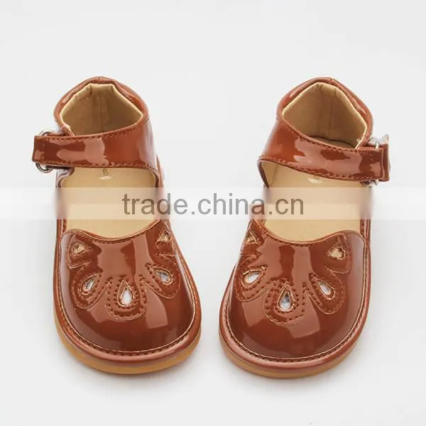 Non-slip Leather Baby Sandals Summer Children Squeaky Shoes photo-3